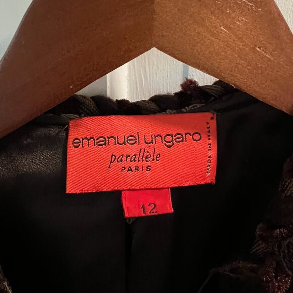 Emanuel Ungaro Parallel Paris Jacket with Chanel Woven Fabric and Satin Lining - Picture 3 of 8